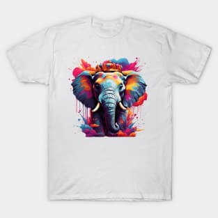 Watercolor King Elephant T-Shirt